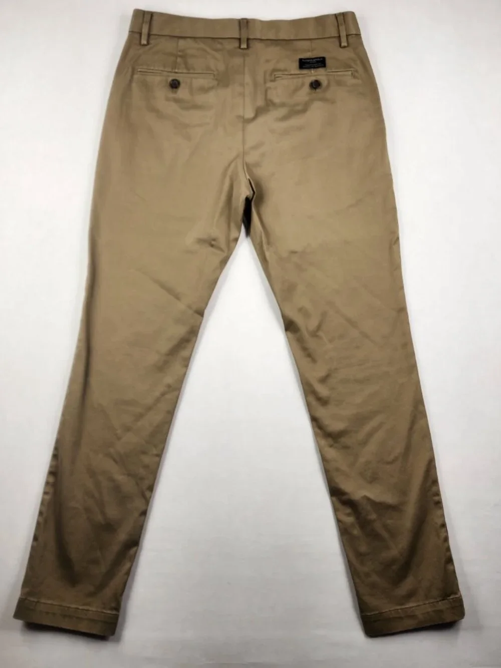Banana Republic Mens 30x32 Tan Beige Aiden Chino Performance Comfort Pants EX